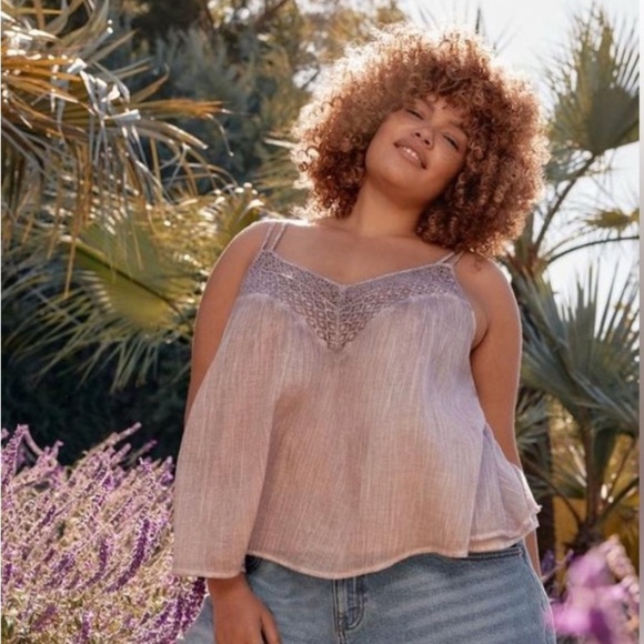 NWT Torrid Festi Crochet Cami - 1X - Picture 1 of 7